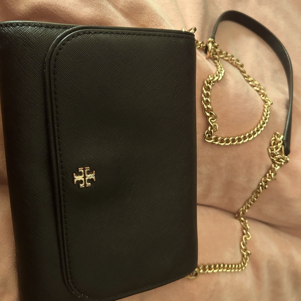 Tory Burch Emerson Chain Wallet Clutch Crossbody Purse